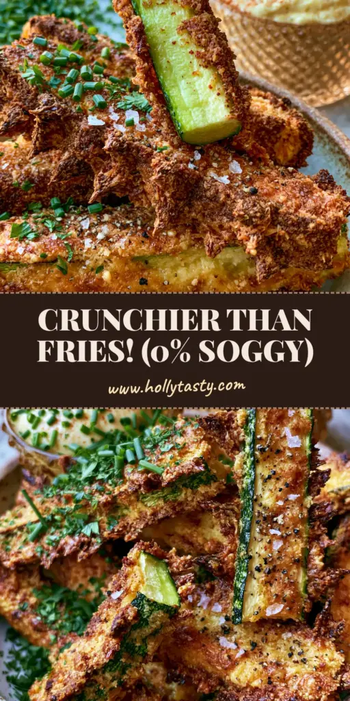 A stack of crispy Keto courgette fries with a golden parmesan crust in a rustic bowl. (Keto Courgette Recipe)